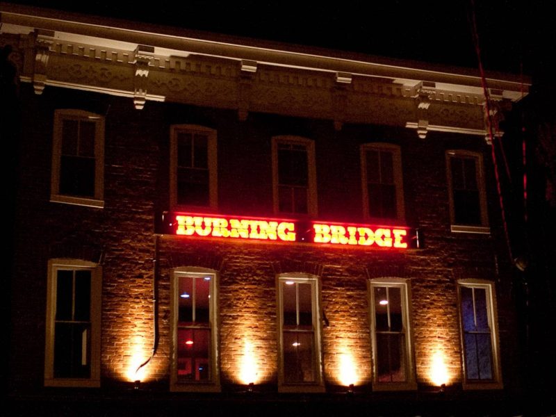 Home Burning Bridge Tavern Wrightsville, PA